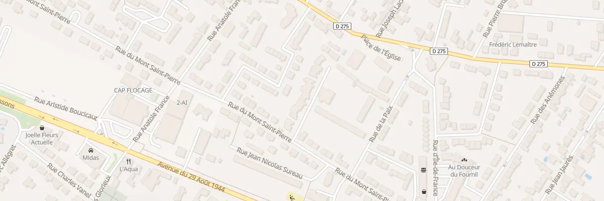 Plan du 28B Rue du Mont Saint Pierre à Tinqueux