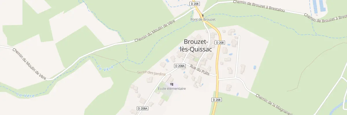 Plan du 20 Rue des Horts du Bourguet à Brouzet-lès-Quissac