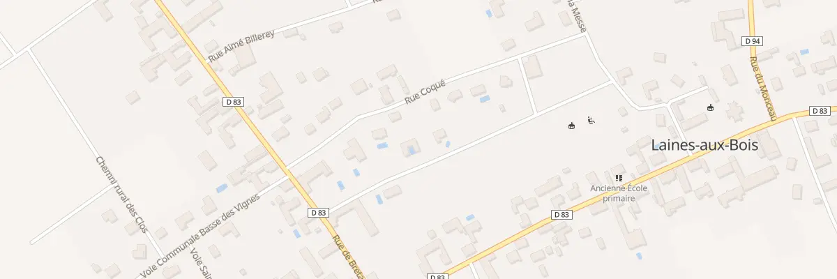 Plan du 5 Rue Coqué à Laines-aux-Bois