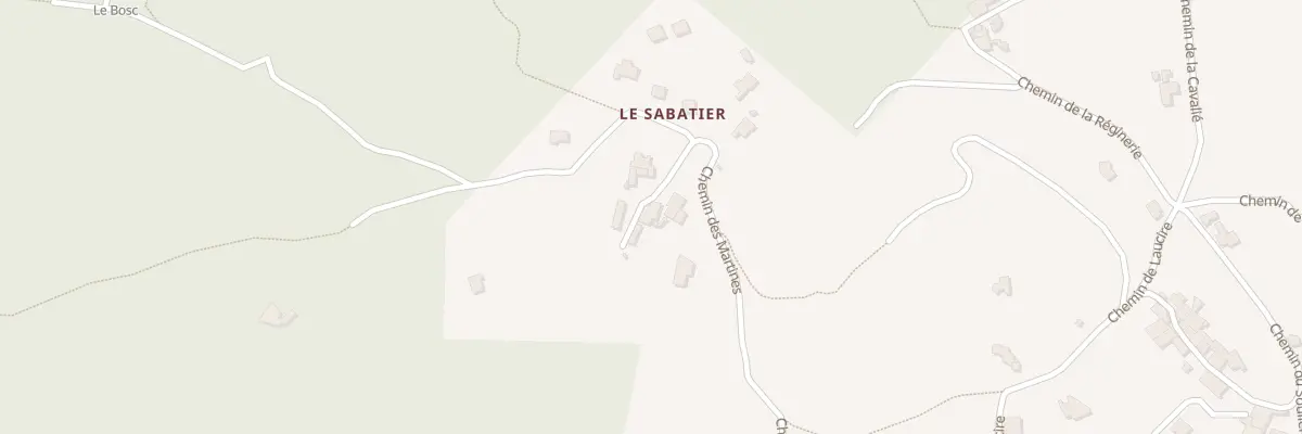 Plan du 5186 La Sabatier à Tornac