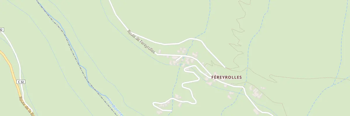 Plan du 5071 Fereyrole à Sainte-Marguerite-Lafigère