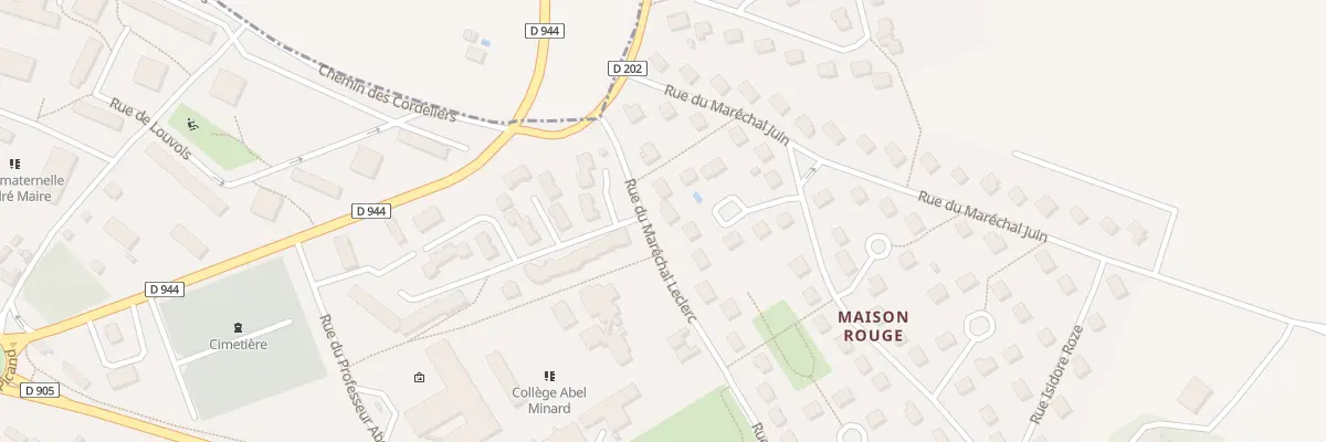 Plan du 7 Rue Marechal Leclerc à Tonnerre