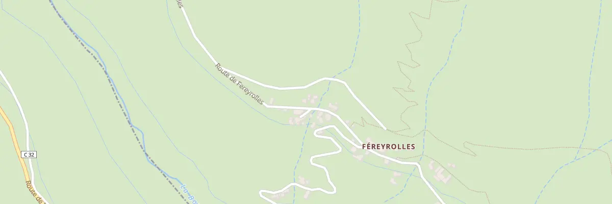 Plan du 5202 Fereyrole à Sainte-Marguerite-Lafigère