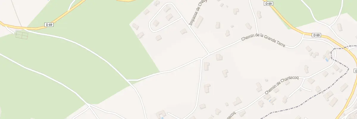 Plan du 424 Che de la Grande Terre à Châtelneuf