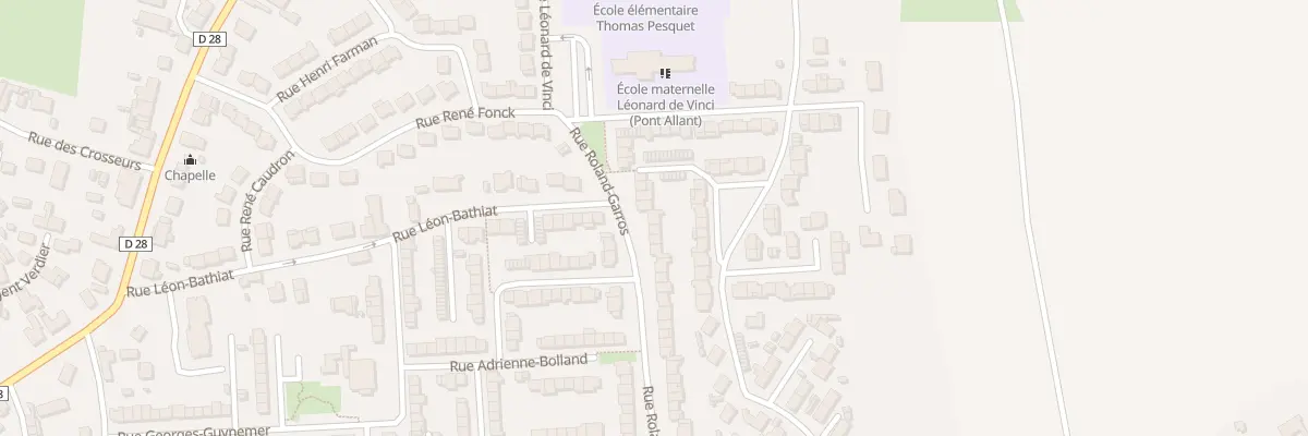Plan du 78 Rue Roland Garros à Maubeuge