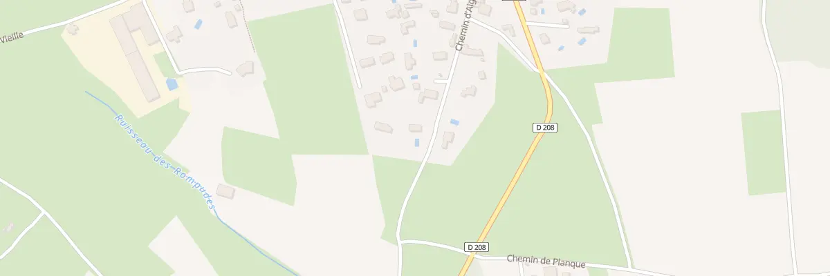 Plan du 222 Che d’Aiguebelle à Liouc