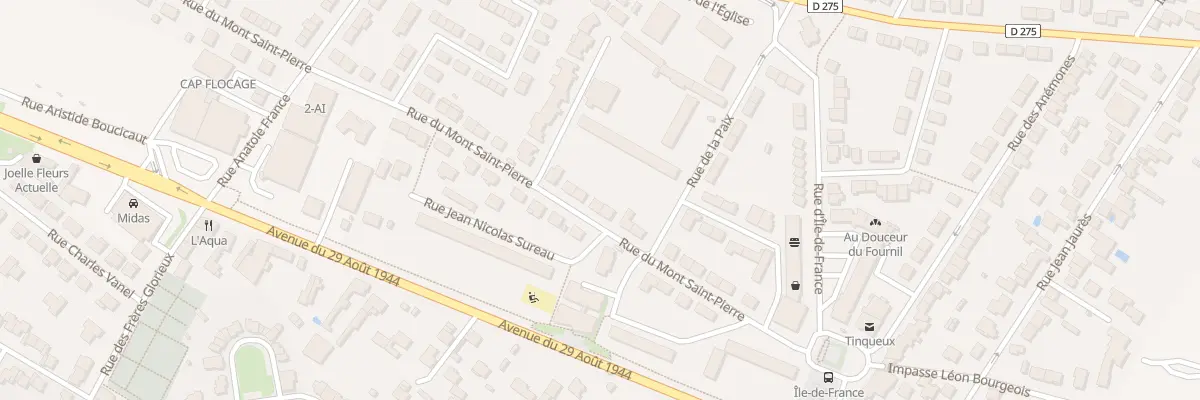 Plan du 18 Rue du Mont Saint Pierre à Tinqueux