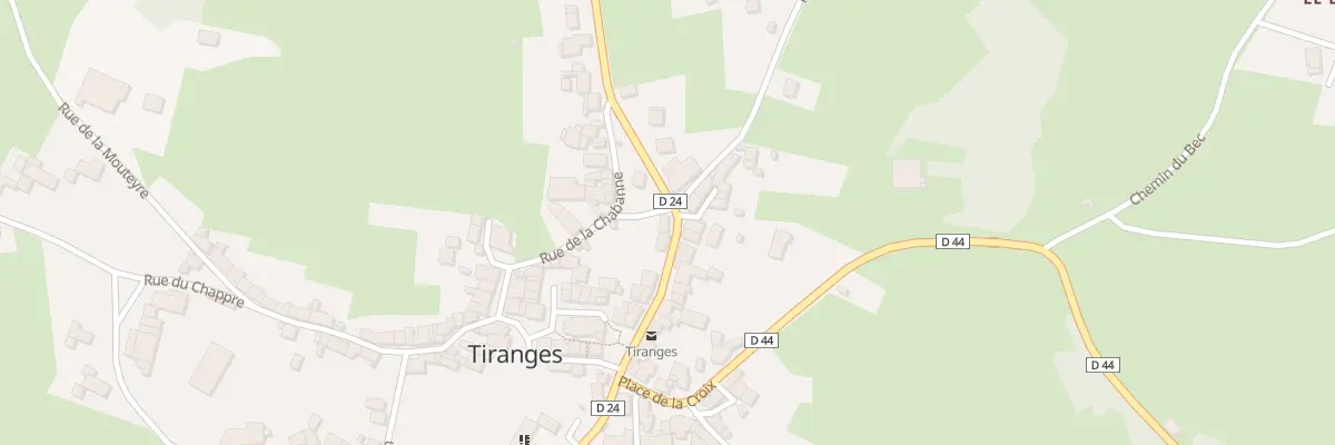Plan du 11 Rue du Velay à Tiranges