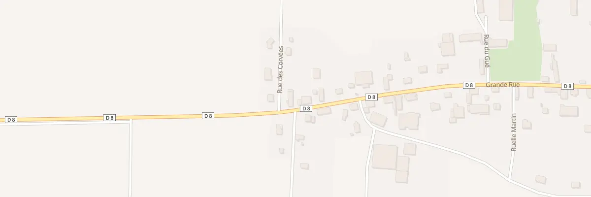 Plan du 1 Rue Grande Rue à Rhèges