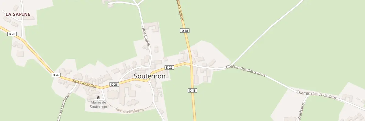 Plan du 259 Gr Grande Rue à Souternon
