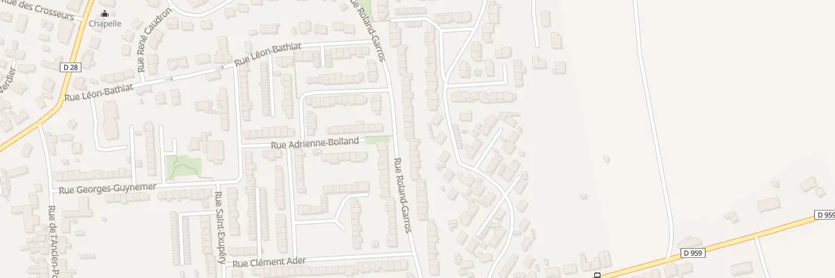 Plan du 54 Rue Roland Garros à Maubeuge