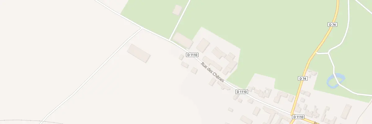 Plan du 55 Rue des Chênes à Chaourse