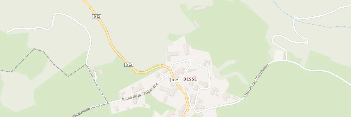 Plan du 5068 Besse à Solignac-sous-Roche