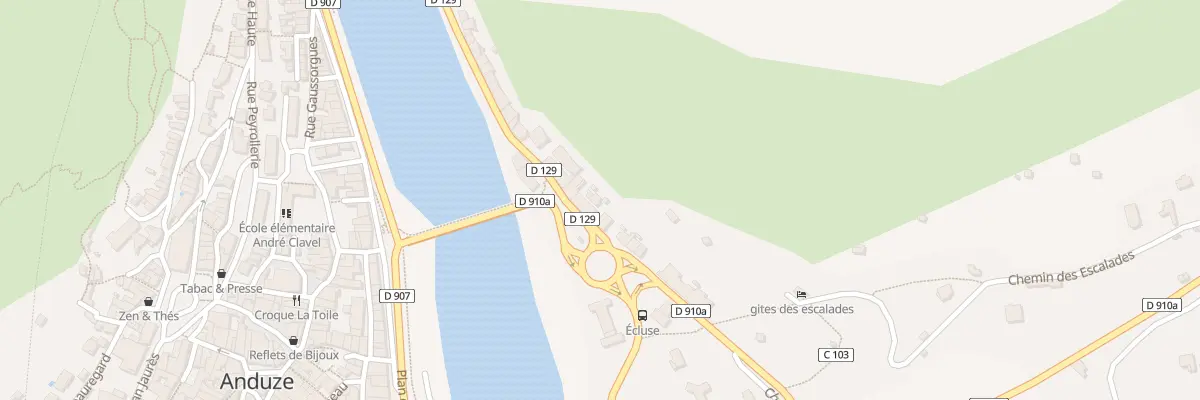 Plan du 5 Rte d’Ales à Anduze