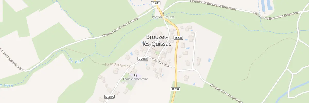 Plan du 40 Rue de la Traverse à Brouzet-lès-Quissac