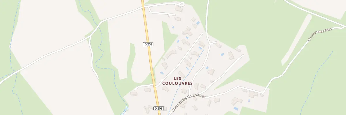 Plan du 488 Les Coulouvres à Brouzet-lès-Quissac