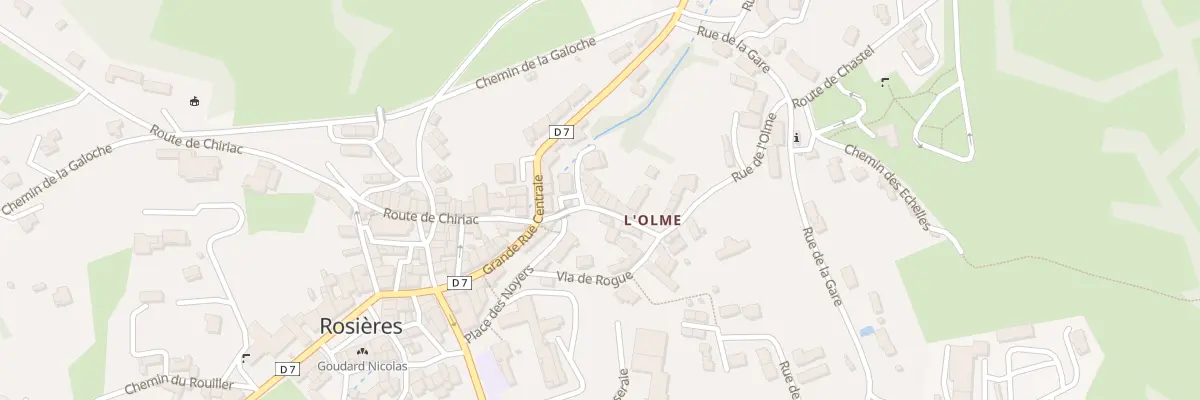 Plan du 11 Qua de l’Olme à Rosières