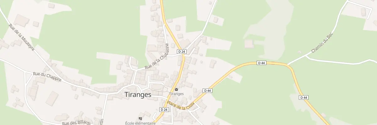Plan du 22 Rue du Velay à Tiranges