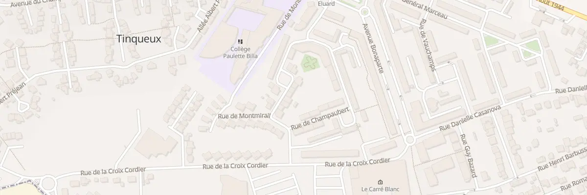 Plan du 55 Rue de la Liberté à Tinqueux