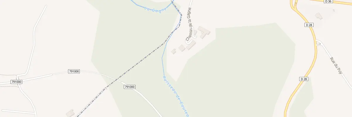 Plan du 5179 Les Pandraux à Lantriac