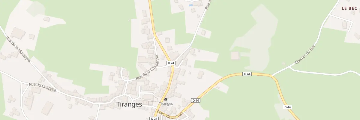 Plan du 5012 La Place à Tiranges