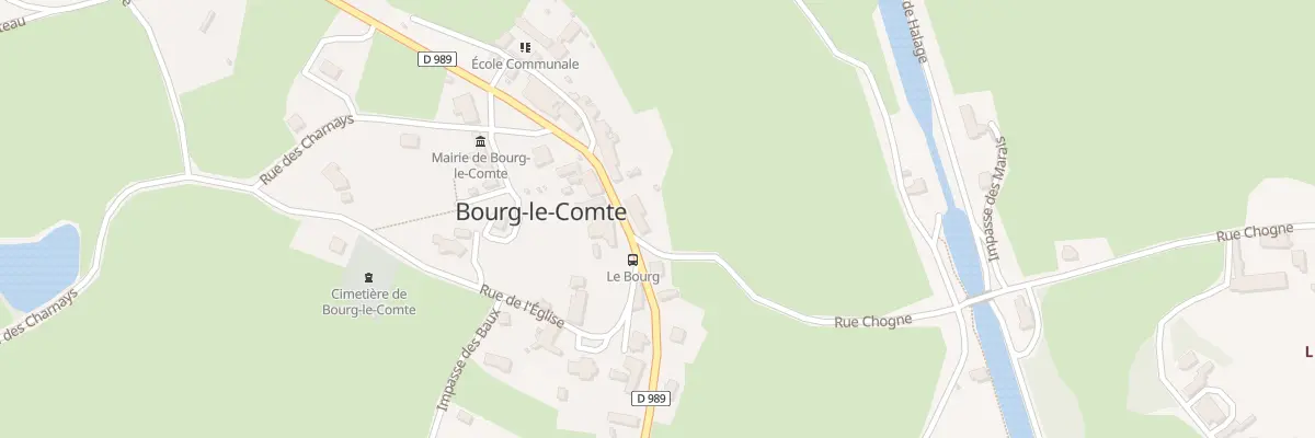 Plan du 5025 Le Bourg à Bourg-le-Comte