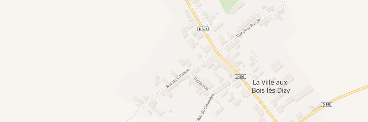 Plan du 6 Rue du Couvent à La Ville-aux-Bois-lès-Dizy