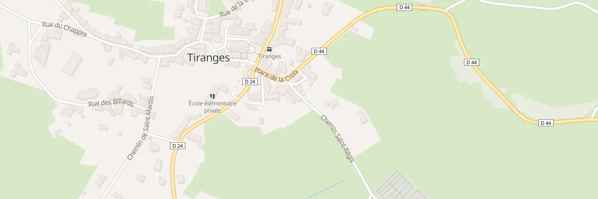 Plan du 2 Che Saint Régis à Tiranges