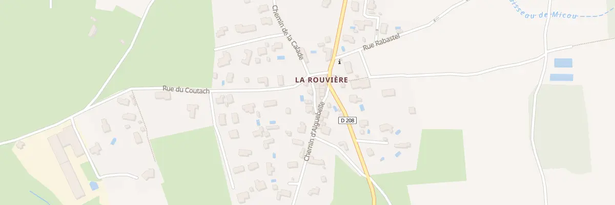 Plan du 5021 Rouviere à Liouc