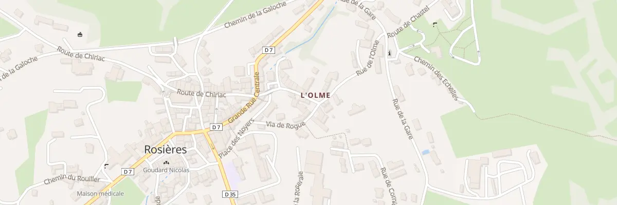 Plan du 6 Pl de l’Olme à Rosières