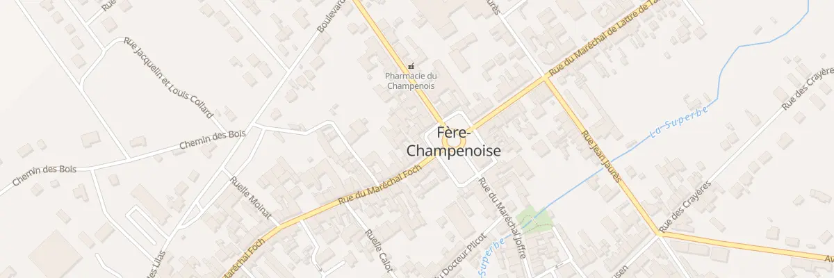 Plan du 13 Pl Georges Clemenceau à Fère-Champenoise