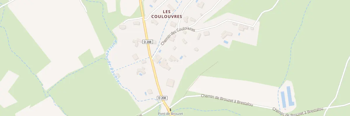 Plan du 124 Che des Coulouvres à Brouzet-lès-Quissac