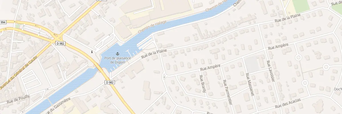 Plan du 24 Rue de la Plaine à Digoin