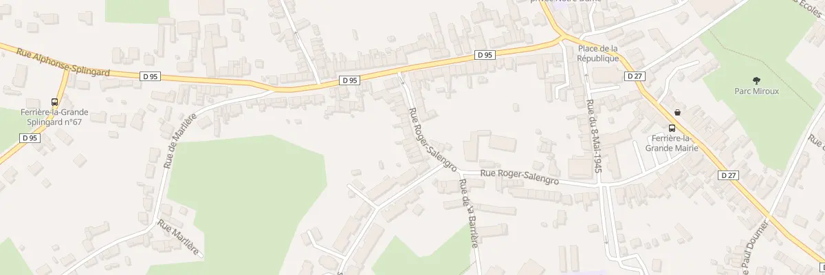 Plan du 79 Rue Roger Salengro à Ferrière-la-Grande