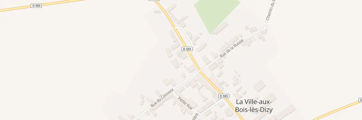 Plan du 18 Gr Grande Rue à La Ville-aux-Bois-lès-Dizy