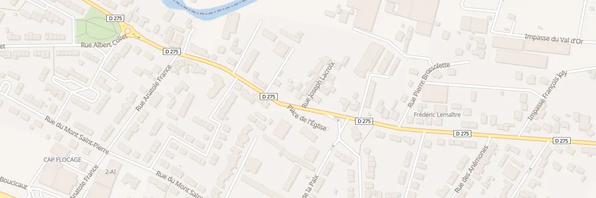 Plan du 1 Rue Joseph Lacroix à Tinqueux