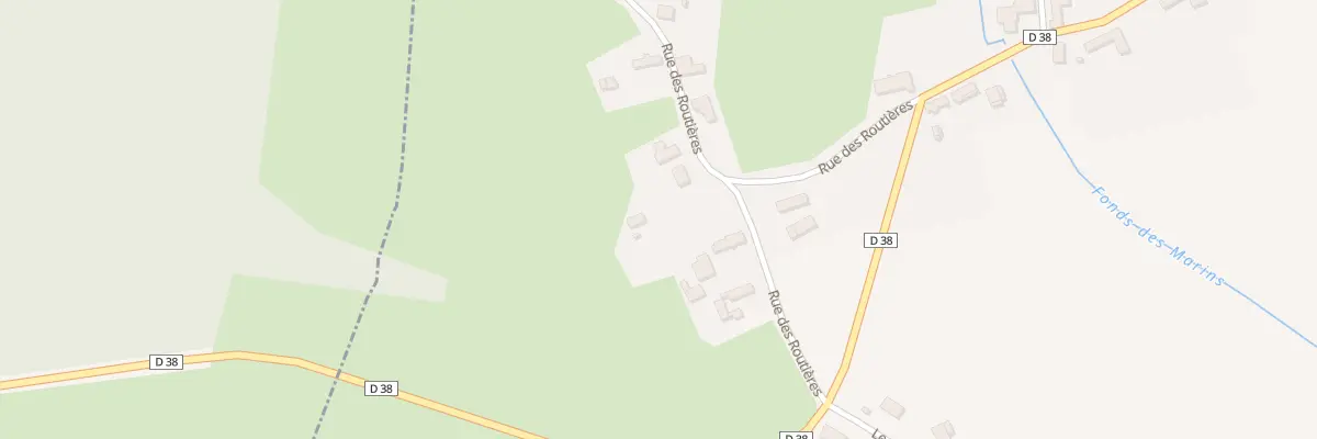 Plan du 43B Rue des Routières à Origny-en-Thiérache
