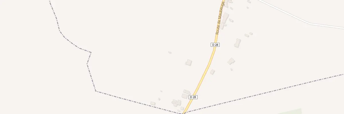 Plan du 76 Rte de Maubeuge à Élesmes