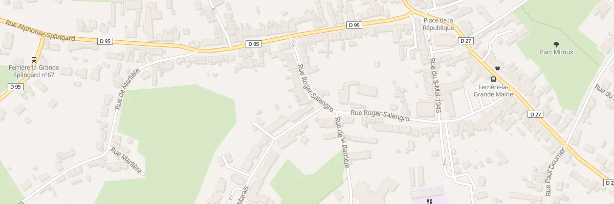 Plan du 73 Rue Roger Salengro à Ferrière-la-Grande