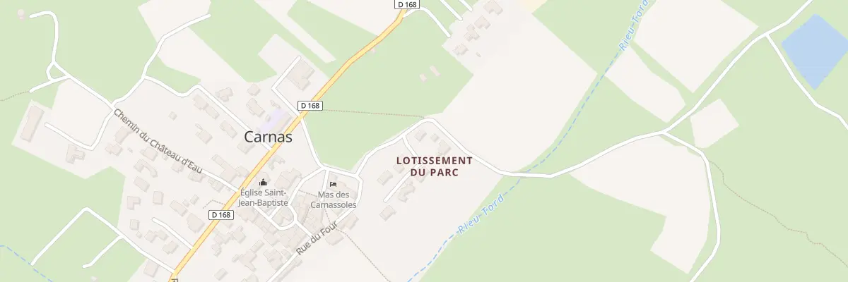 Plan du 5003 Lot du Parc à Carnas