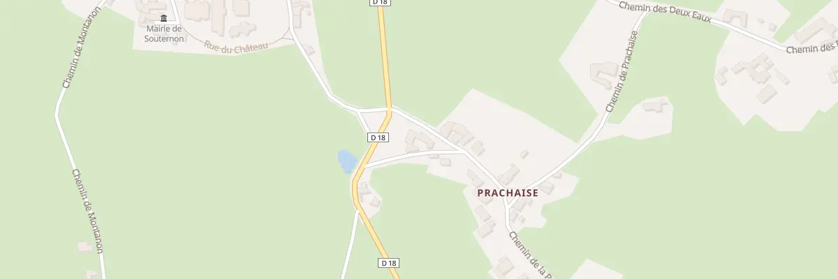 Plan du 73 Che de Prachaise à Saint-Julien-d’Oddes