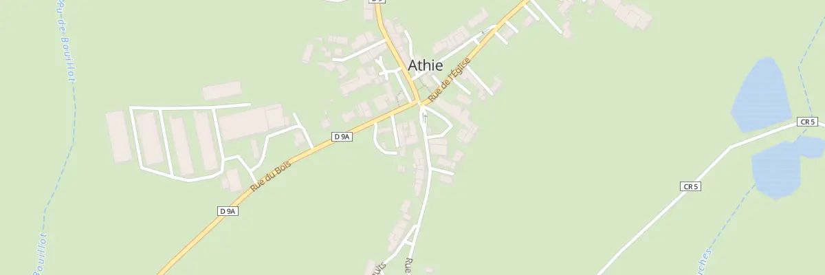 Plan du 4 Rue des Vignes à Athie