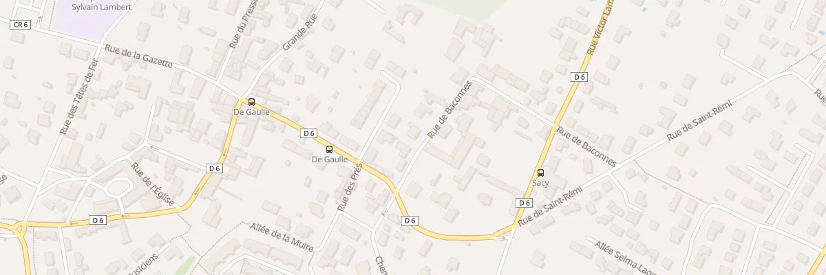 Plan du 9 Rue de Baconnes à Bezannes