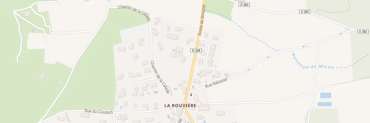 Plan du 5030 Rouviere à Liouc