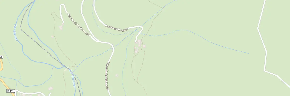 Plan du 5052 Le Soulier à Sainte-Marguerite-Lafigère