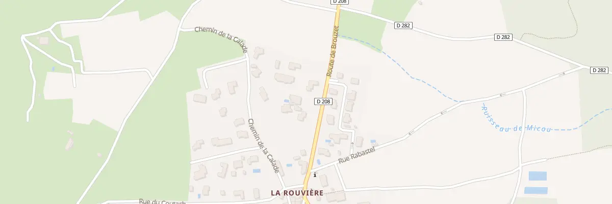 Plan du 172 Rte de Brouzet à Liouc