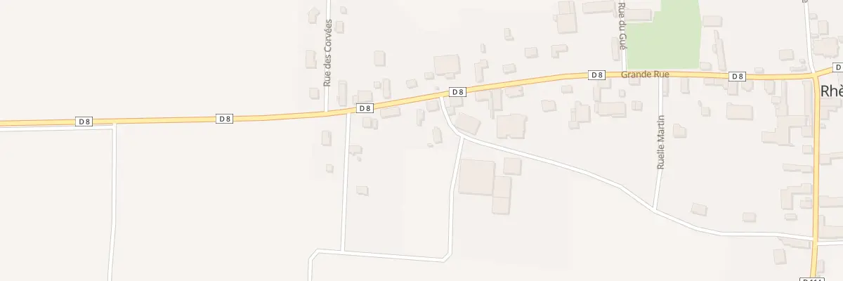 Plan du 6 Rue Grande Rue à Rhèges