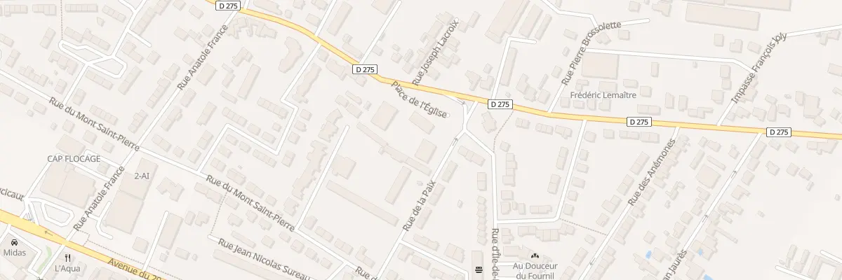 Plan du 5 Rue de la Paix à Tinqueux