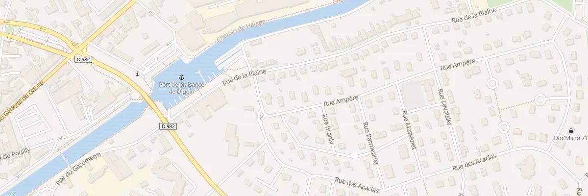 Plan du 5 Rue Ampère à Digoin