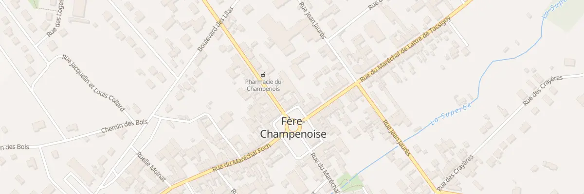 Plan du 20 Pl Georges Clemenceau à Fère-Champenoise